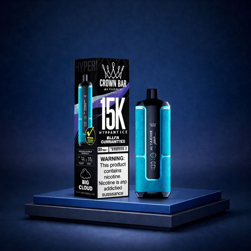 Al Fakher Crown Bar HyperMax 15K - najlepsze ceny jednorazówek 15000 buchów